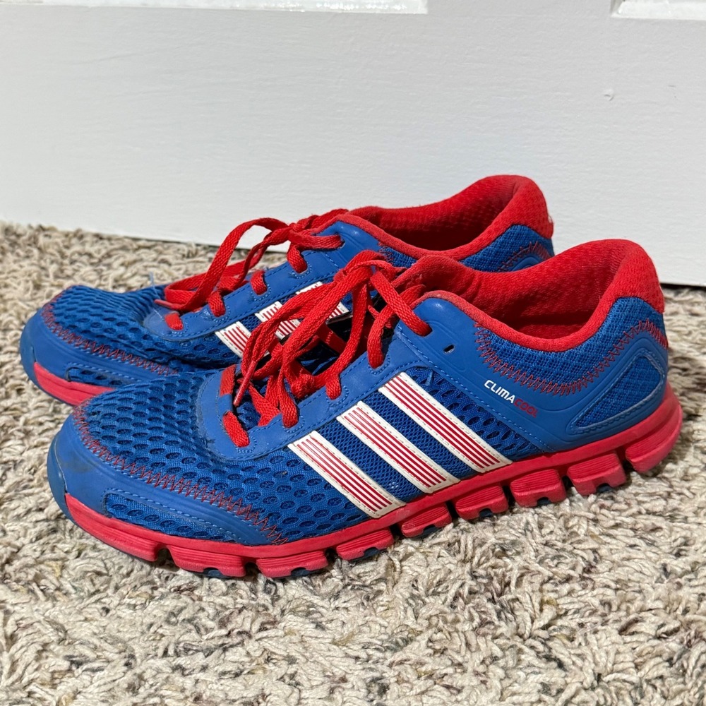 Adidas Climacool Blue Red Mesh Running Sneakers G67119 Mens 7